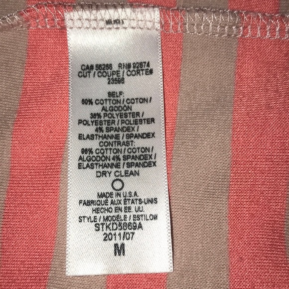 [Splendid] Women's V-Neck 3/4 Sleeve Zip Up Back - Picture 7 of 8